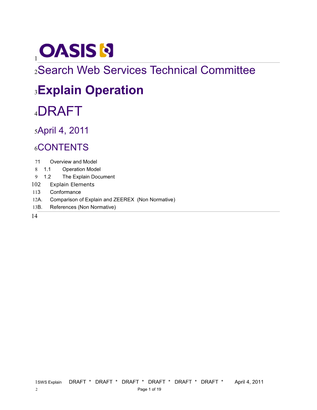 OASIS Specification Template s4