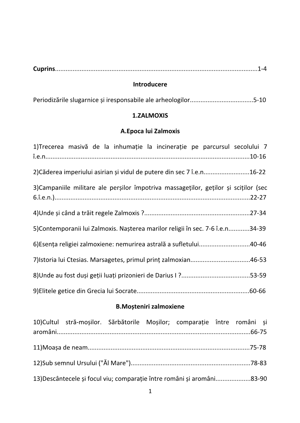 Cuprins Si Index