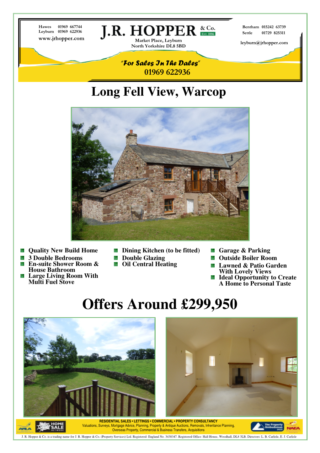 Long Fell View, Warcop Offers Around £299950