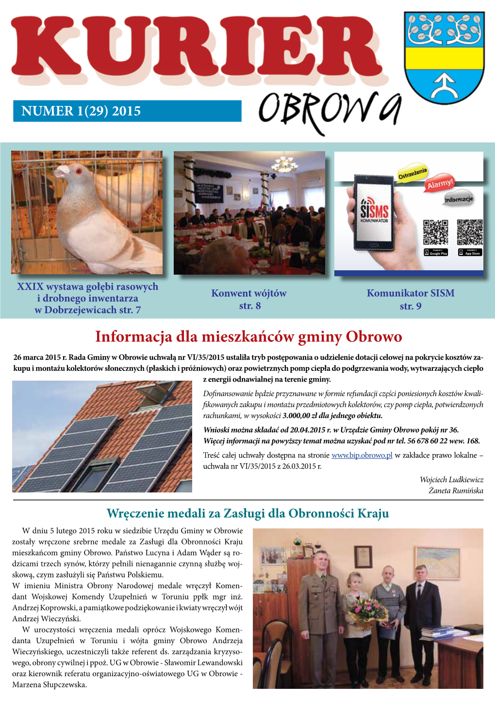 Kurier Obrowa Nr 1 2015 (29) (PDF)