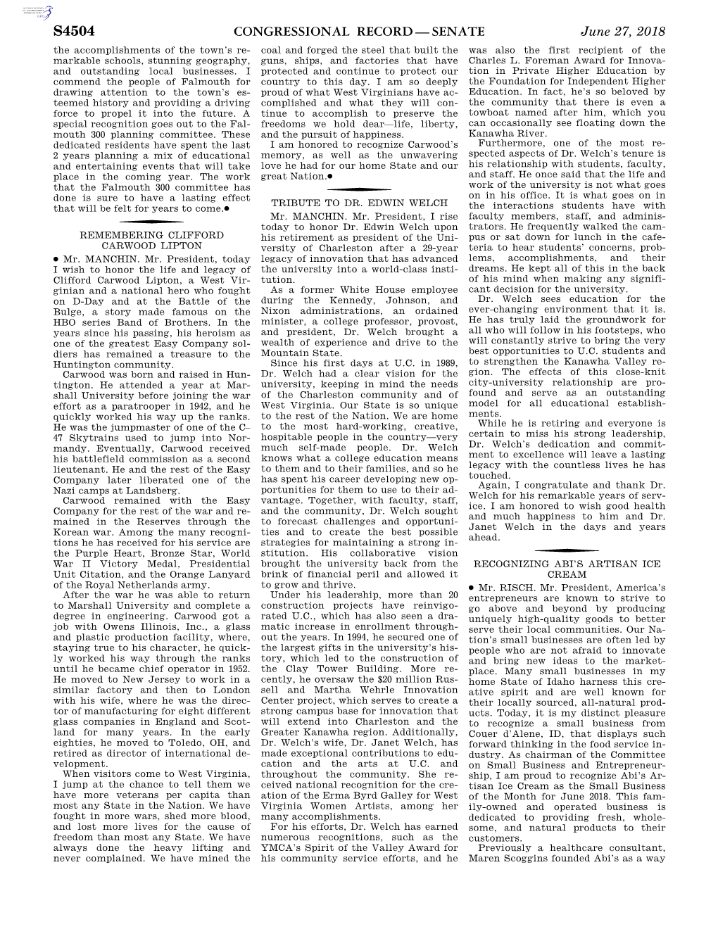 Congressional Record—Senate S4504