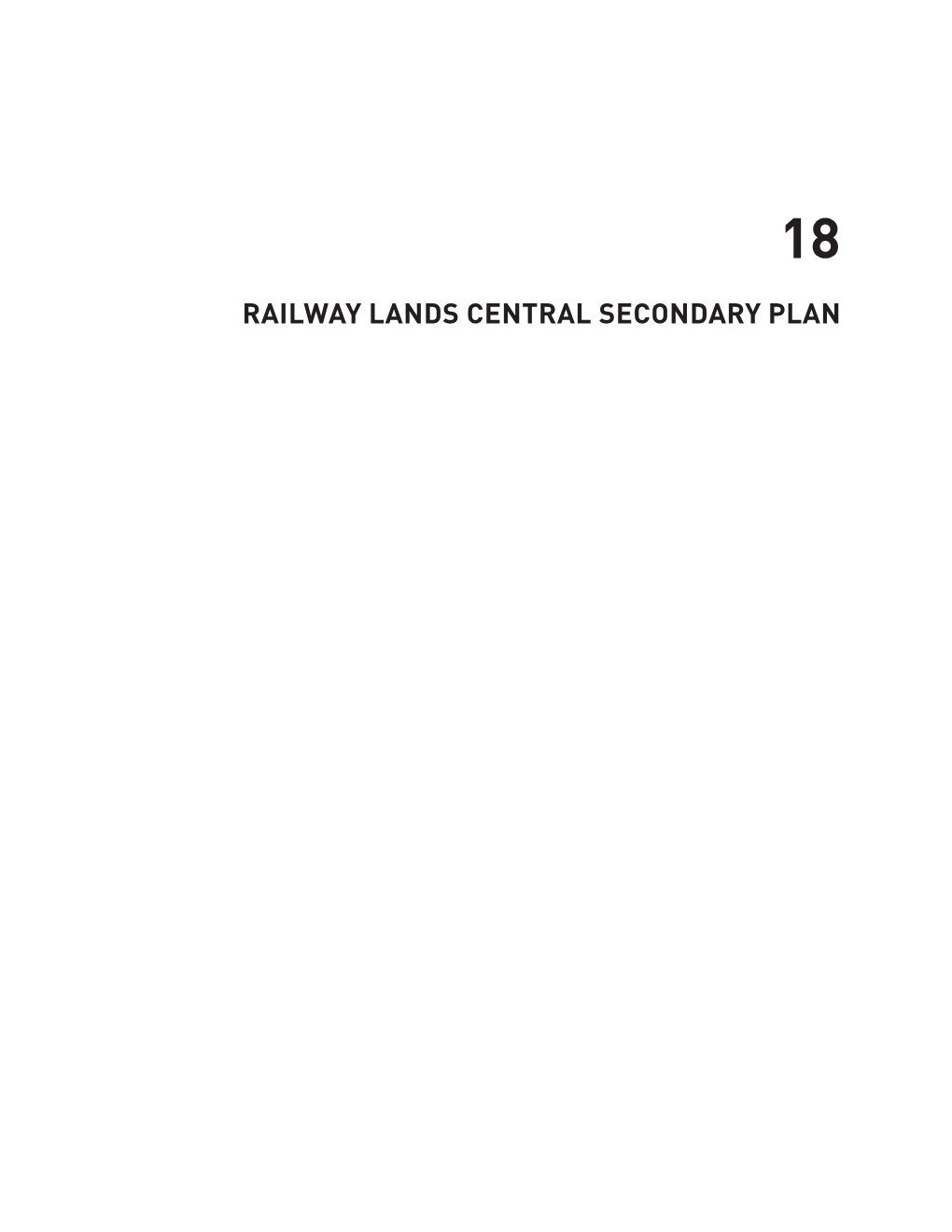 Railway Lands Central Secondary Plan 18