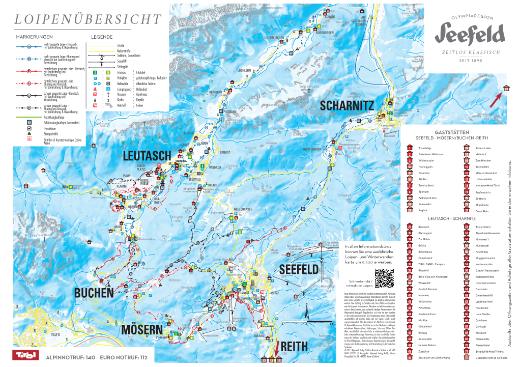 Loipenübersicht Leutasch