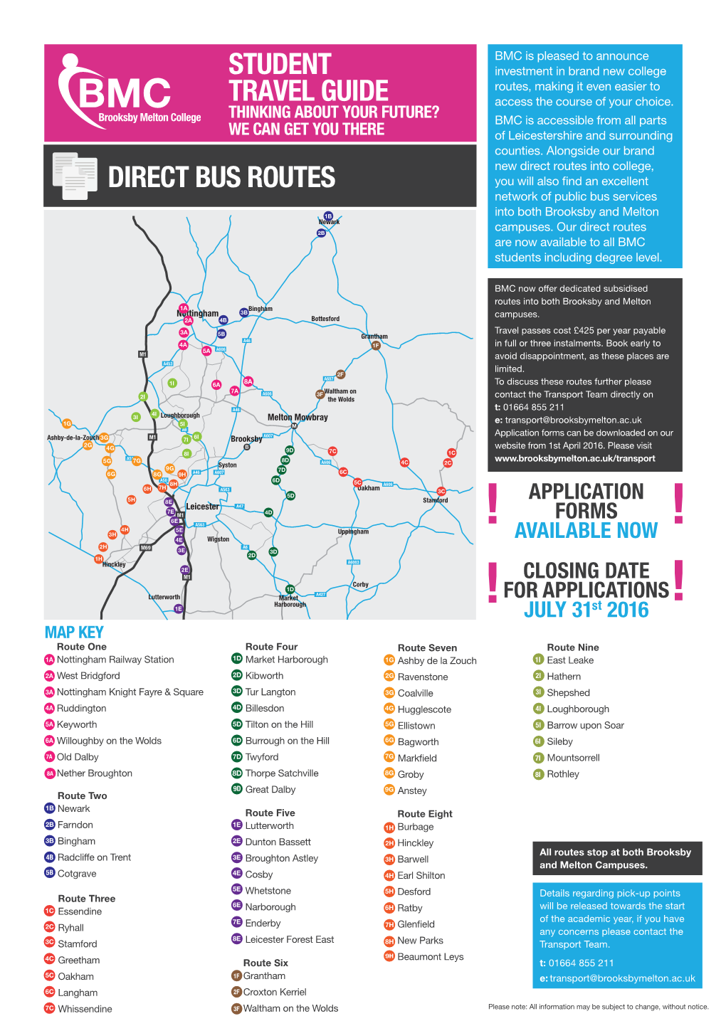 Direct Bus Routes Student Travel Guide