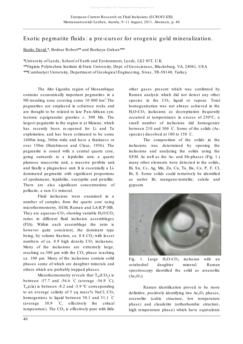 A Pre-Cursor for Orogenic Gold Mineralization