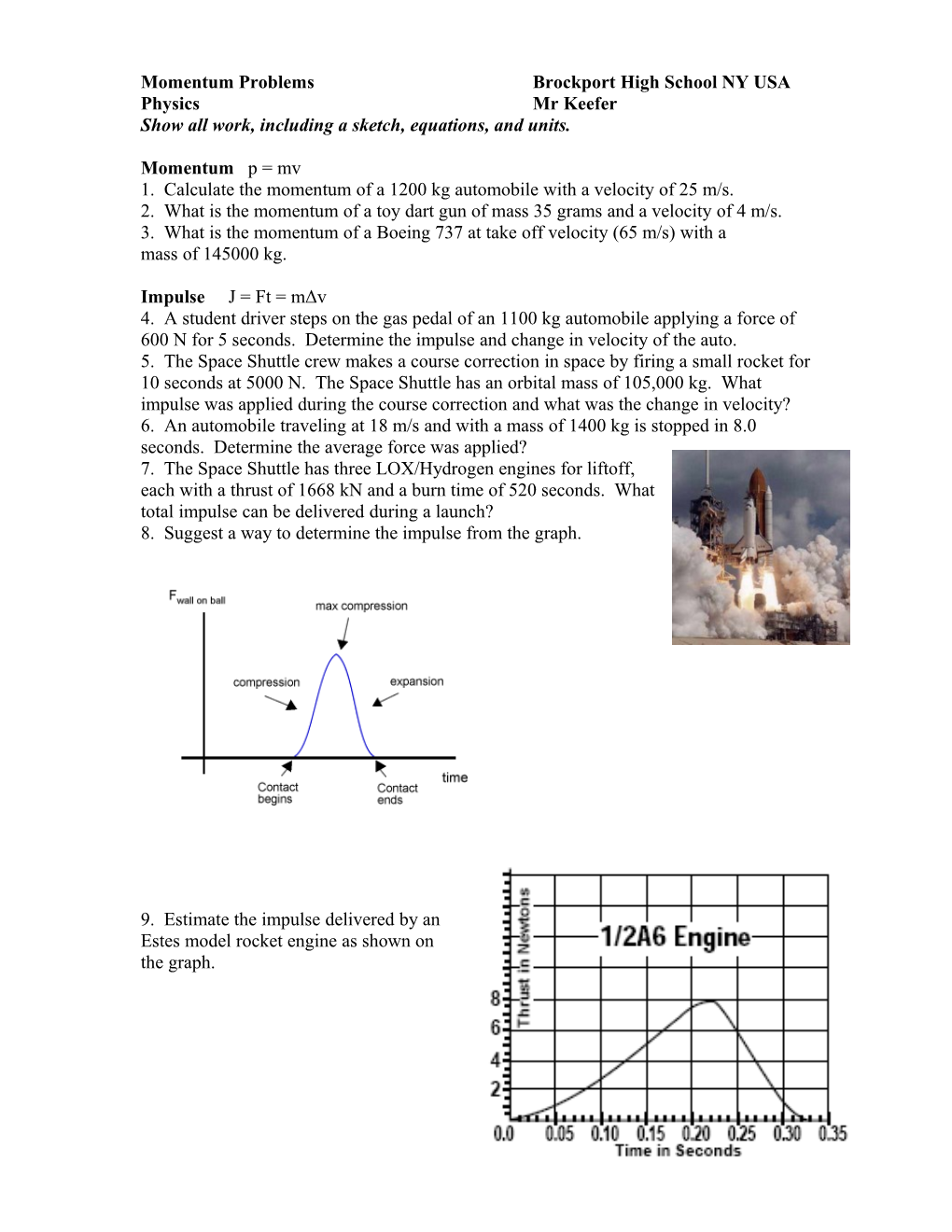 Problems Of Momentum