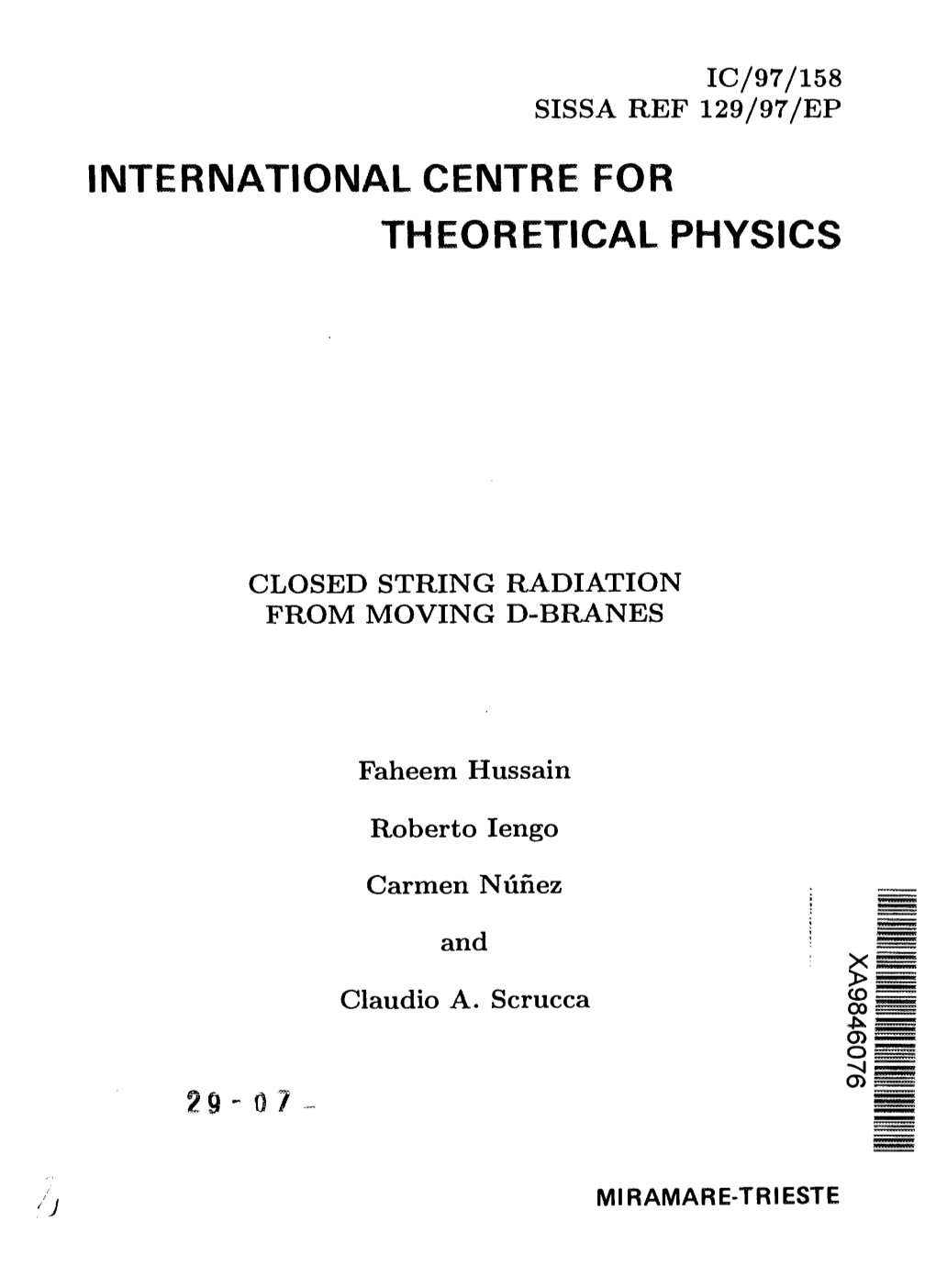 Closed String Radiation from Moving D-Branes