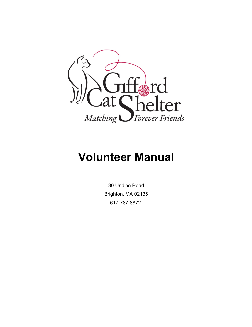 Volunteer Manual