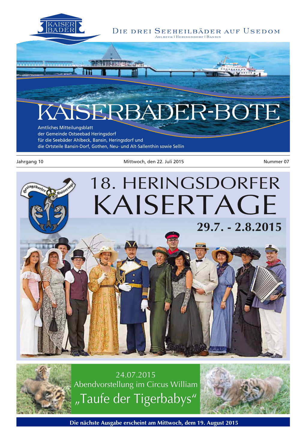 Kaisertage 29.7