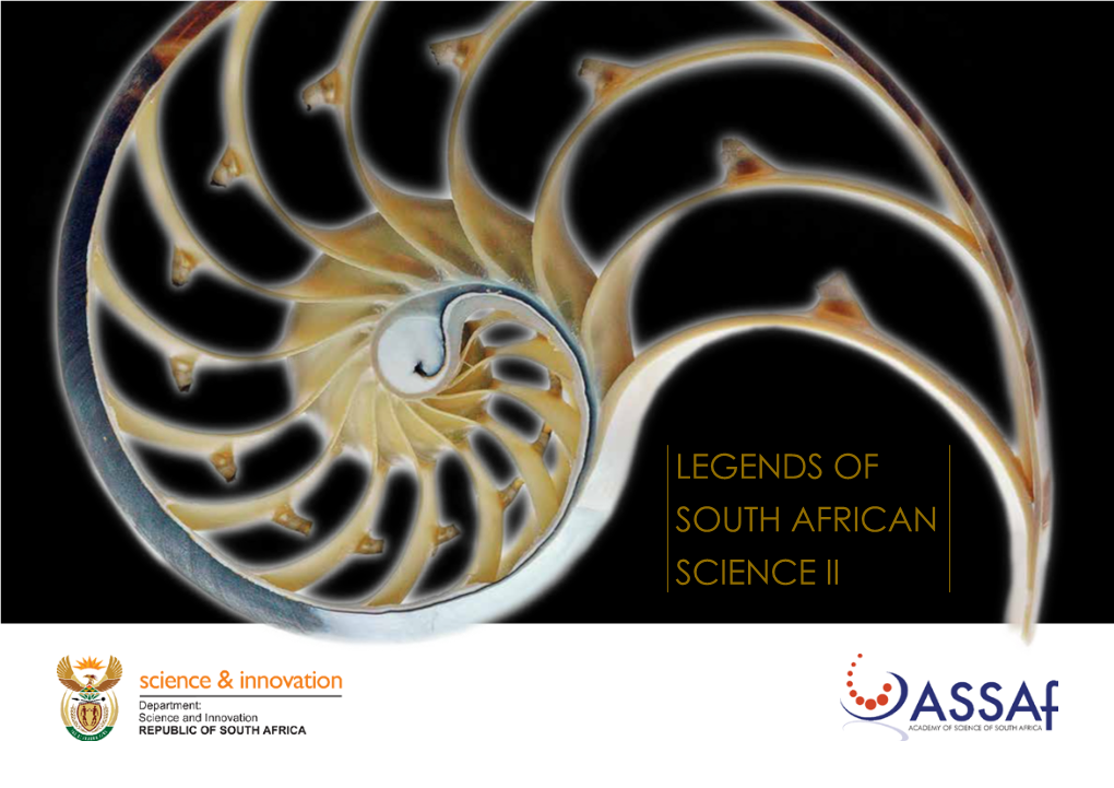 Legends of South African Science Ii