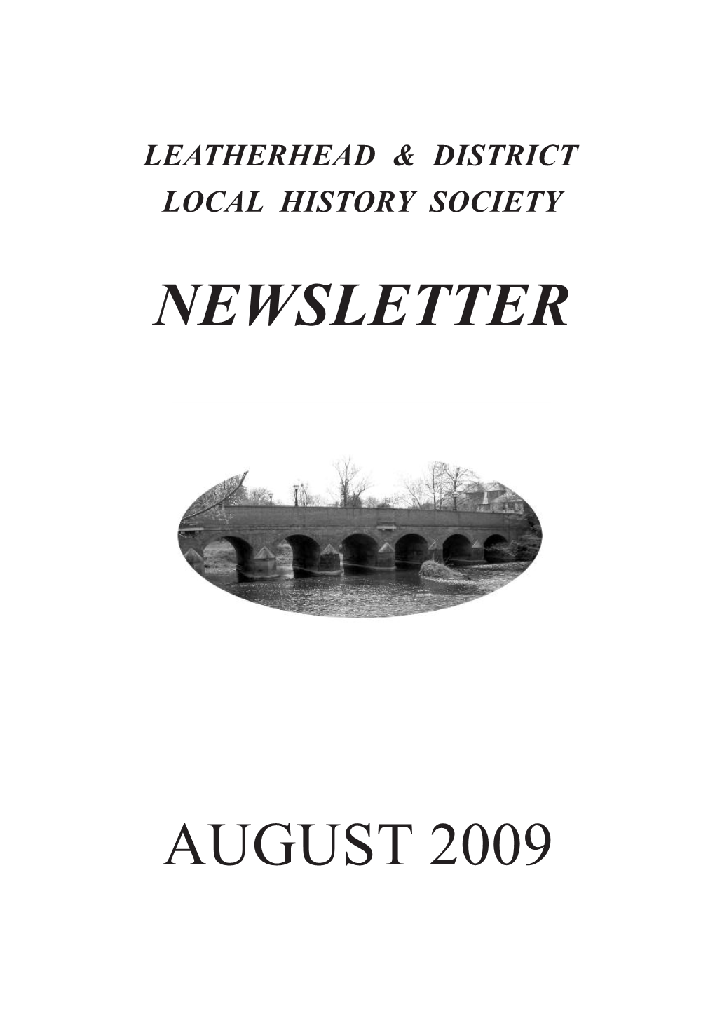 Newsletter 2009 August