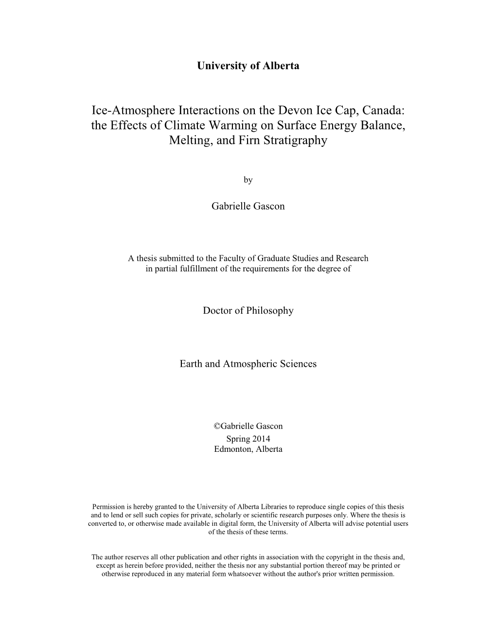 Ice-Atmosphere Interactions on the Devon Ice Cap, Canada: the Effects of Climate Warming on Surface Energy Balance, Melting, and Firn Stratigraphy