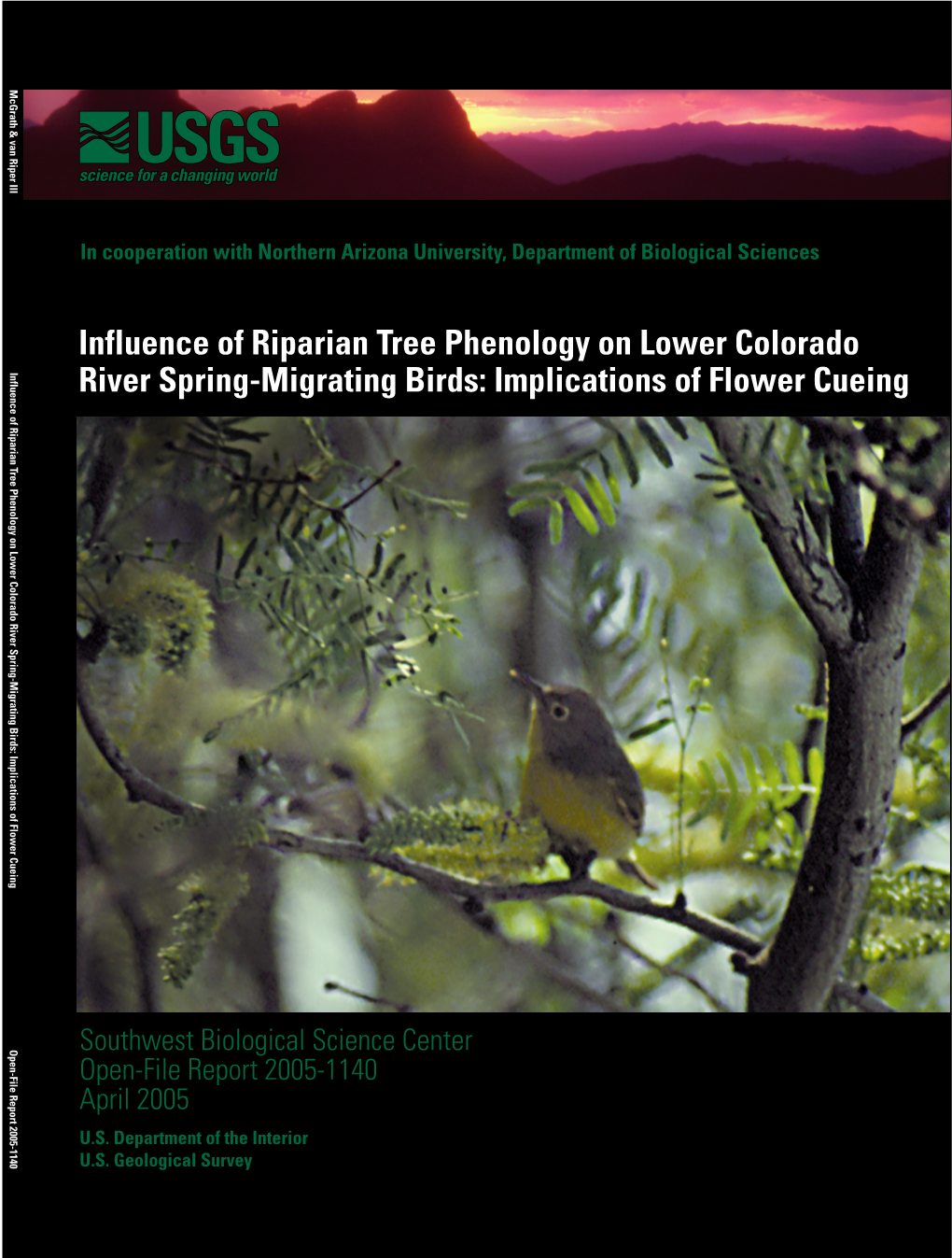 Influence of Riparian Tree Phenology on Lower Colorado River Spring