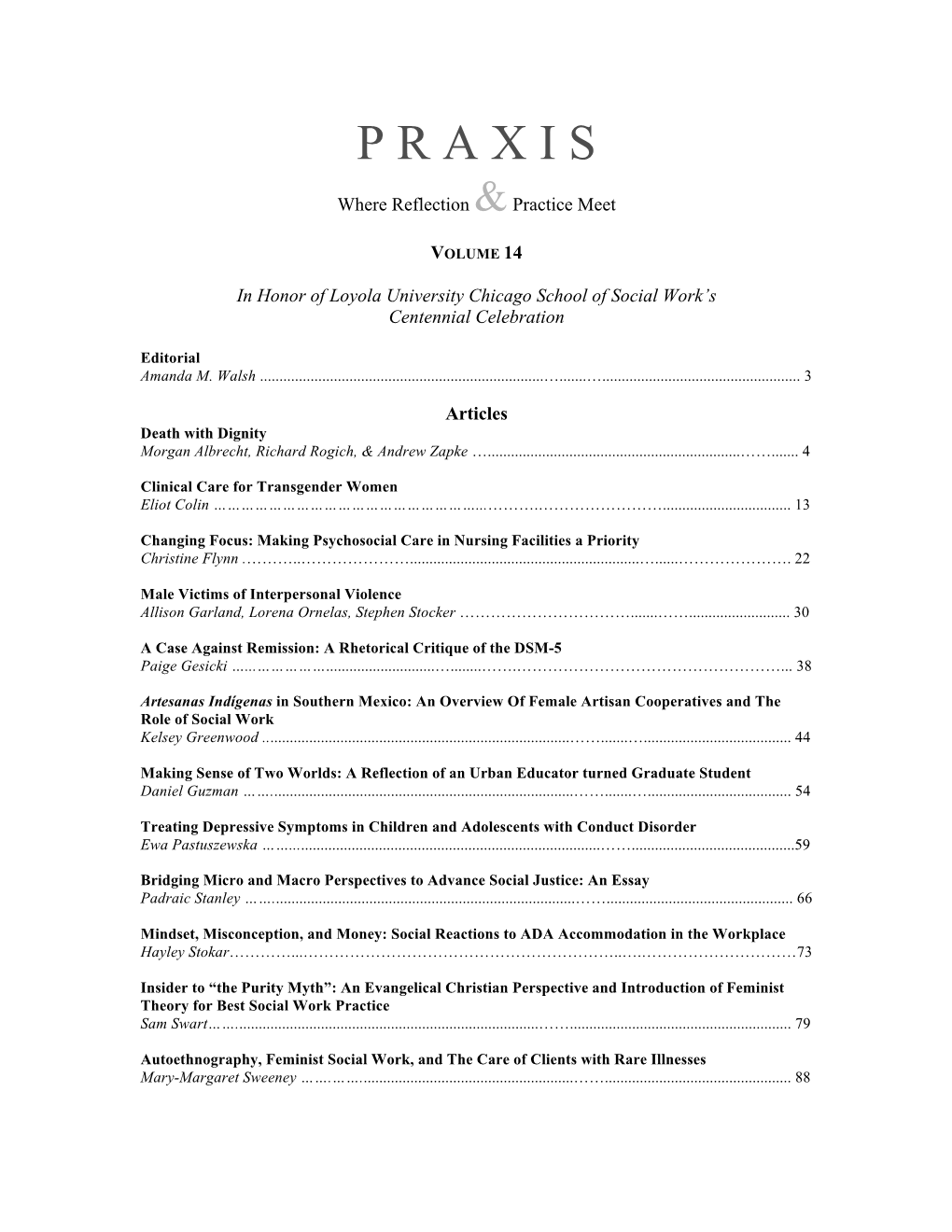 Praxis Volume 14.Pdf