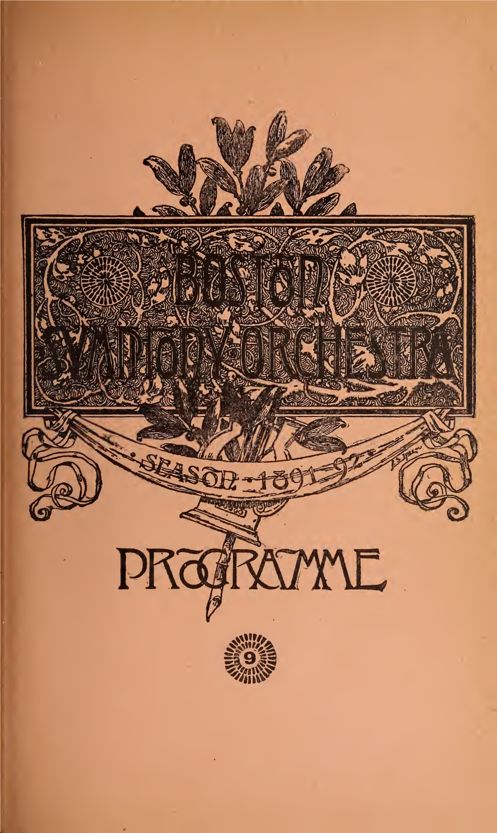 Boston Symphony Orchestra Concert Programs, Season 11, 1891-1892