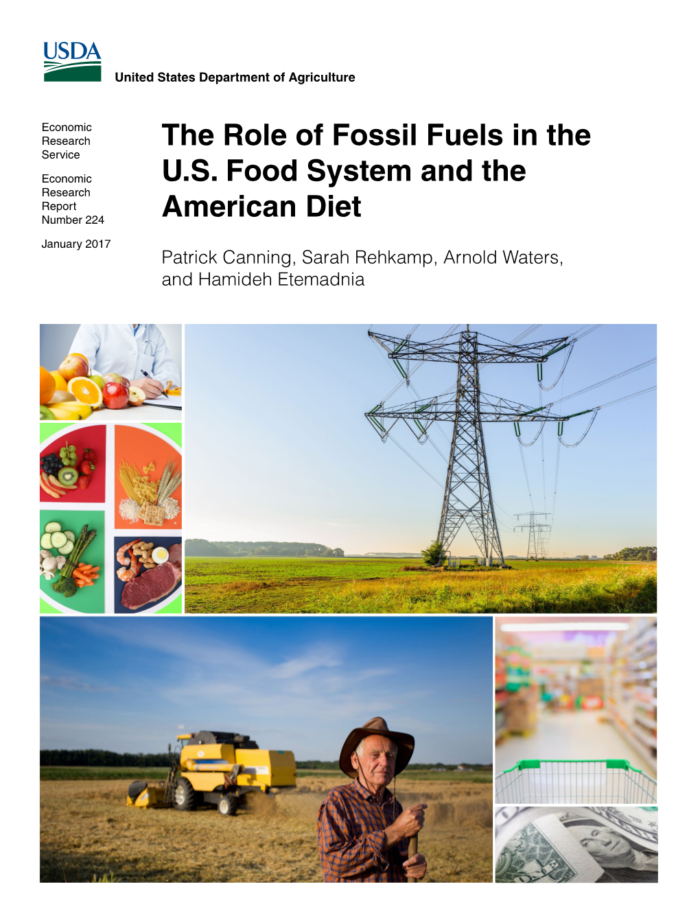 The Role of Fossil Fuels in the U.S. Food System and the American Diet, ERR-224, U.S
