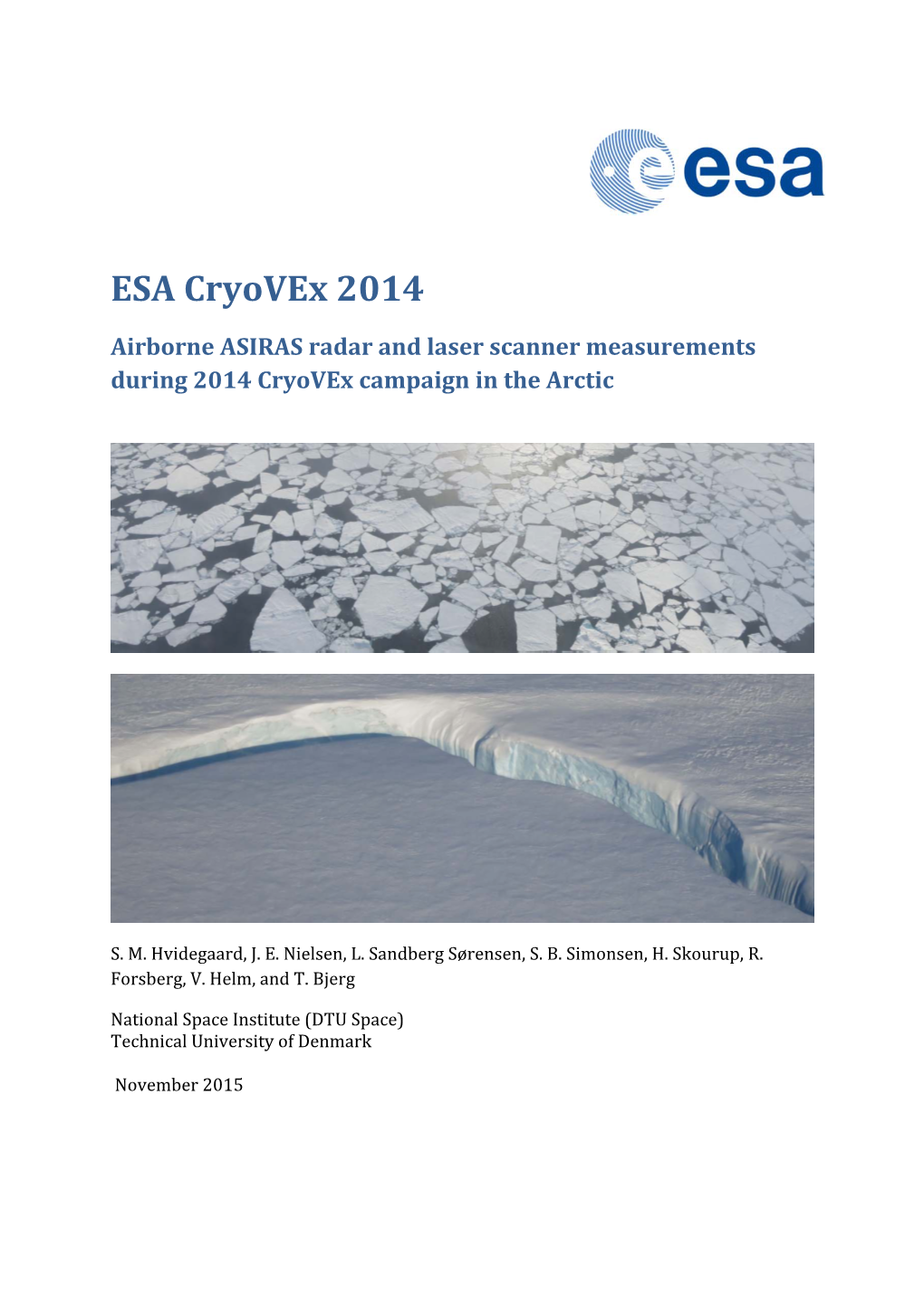 ESA Cryovex 2014