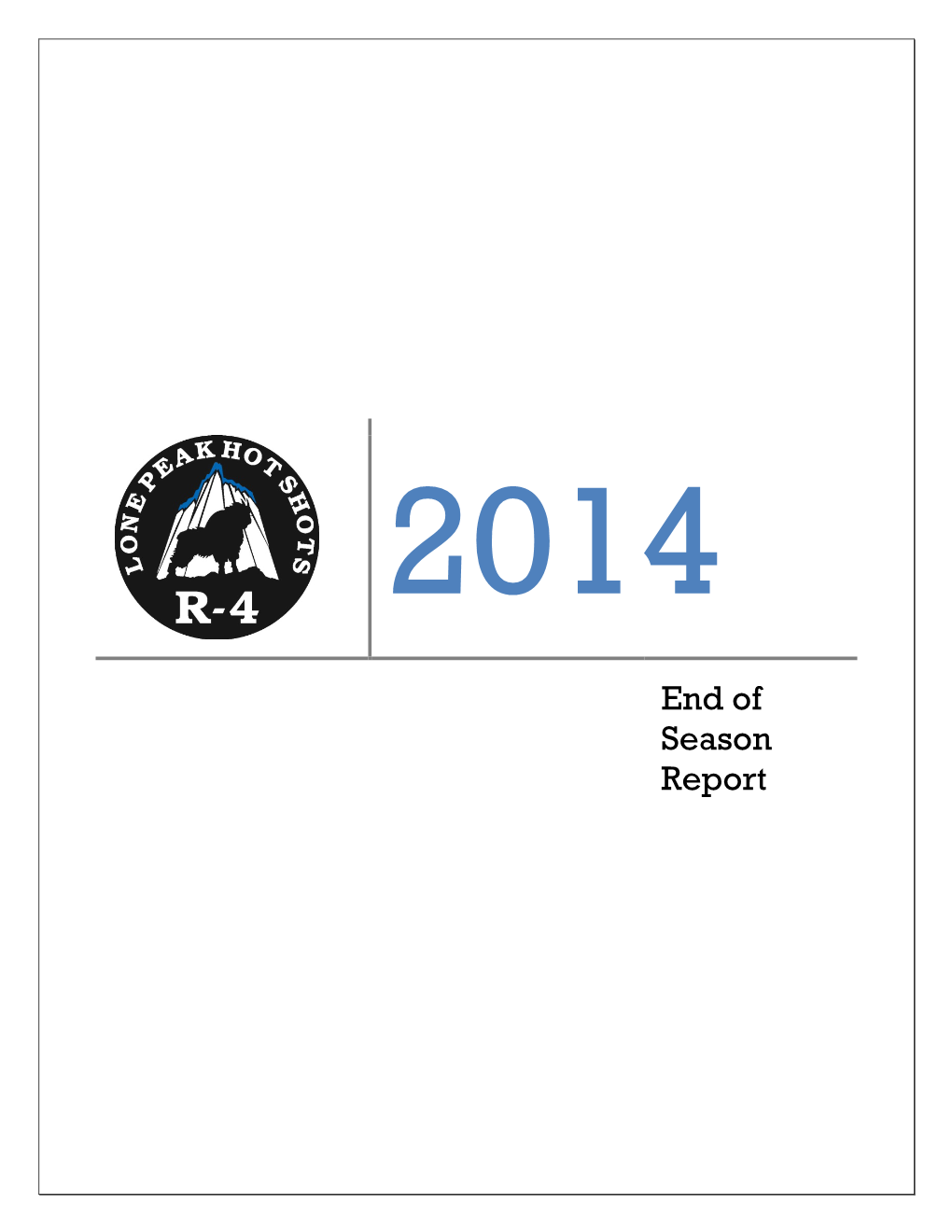 2014 Season Report