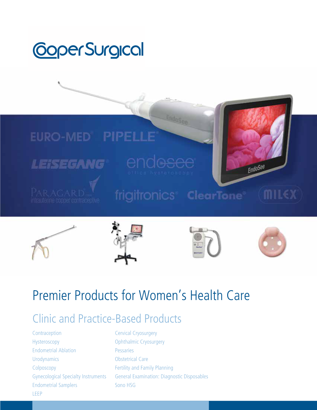 Clinic and Practice-Based Products Catalog