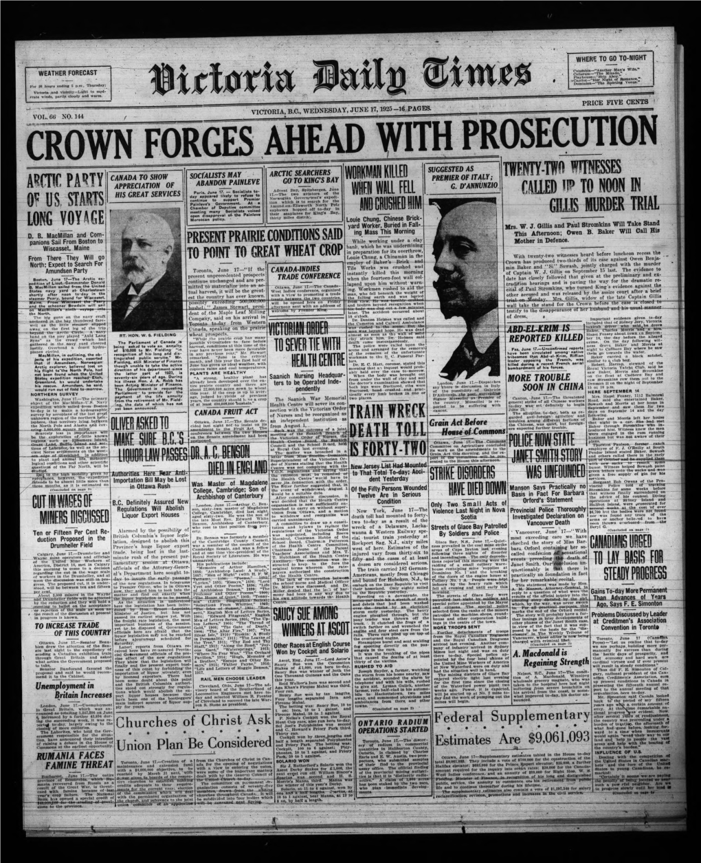 Crown Forges Ahead with Prosecution "