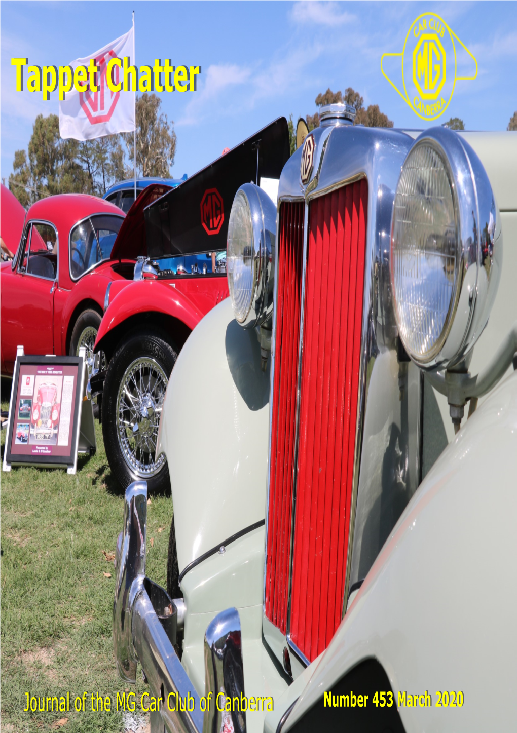 Tappet Chatter Canberra Club Journalcar of the MG of Tappet Chatter Tappet