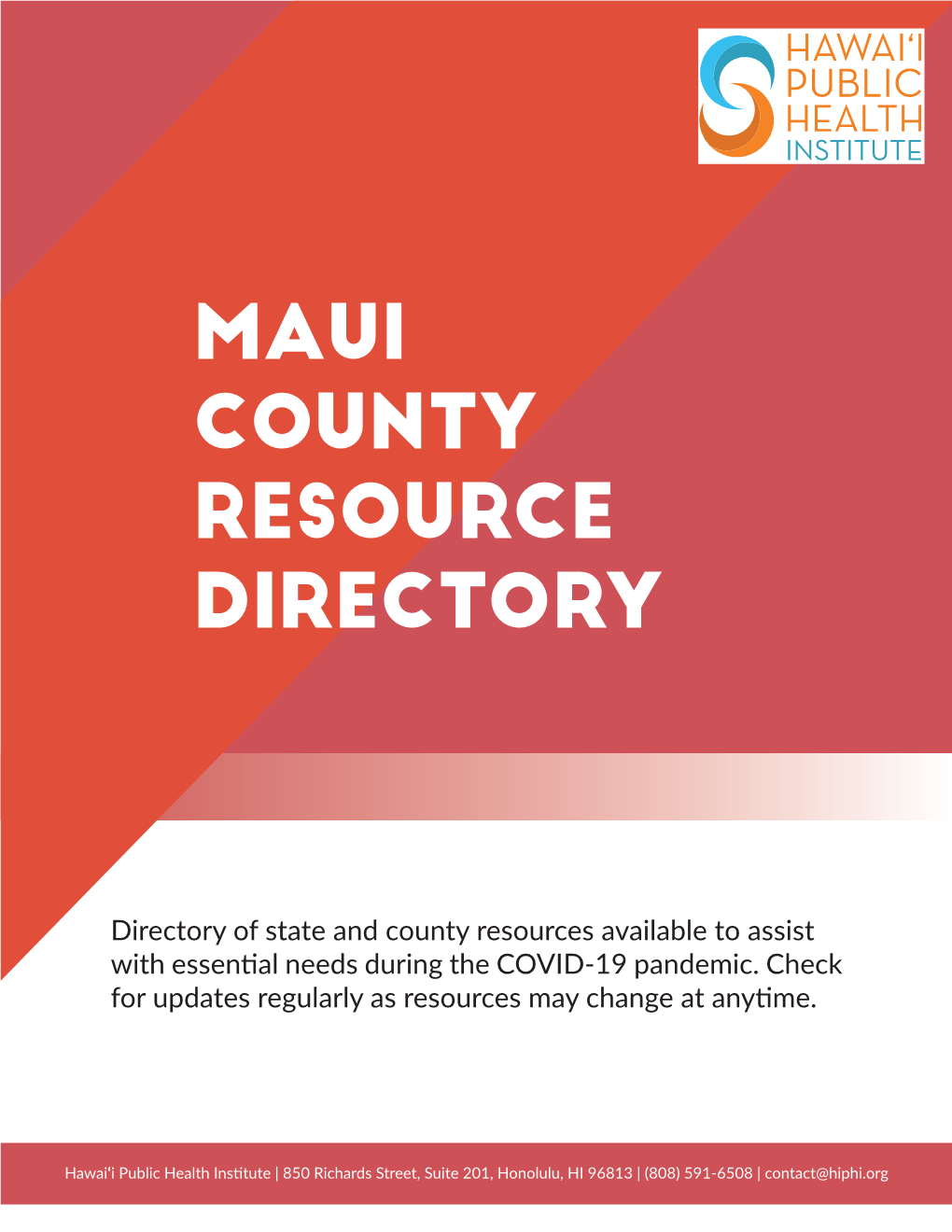 MAUI County Resource Directory