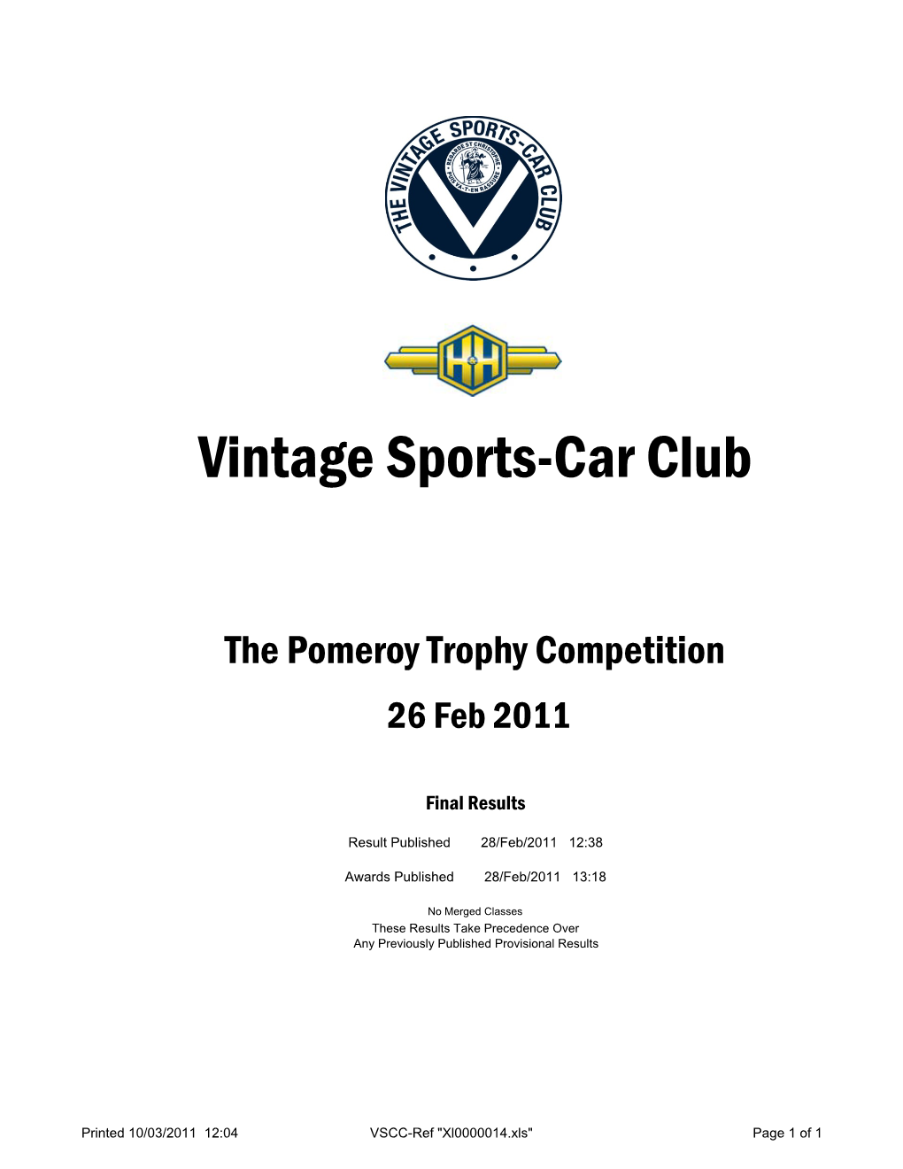 Vintage Sports-Car Club