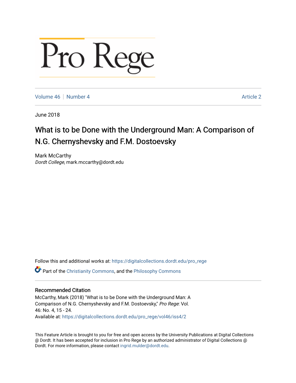 A Comparison of NG Chernyshevsky and FM Dostoevsky