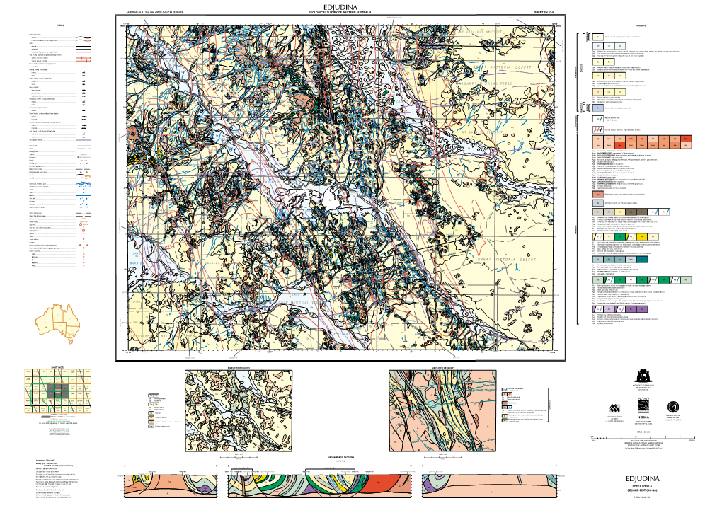 Edjudina 1:250 000 Geological