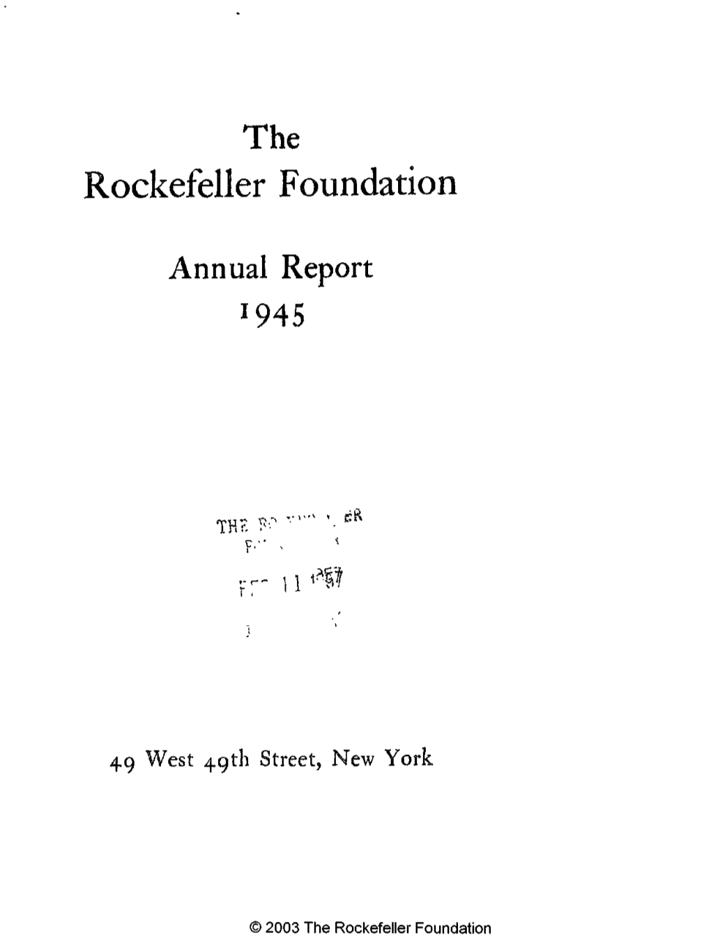 RF Annual Report