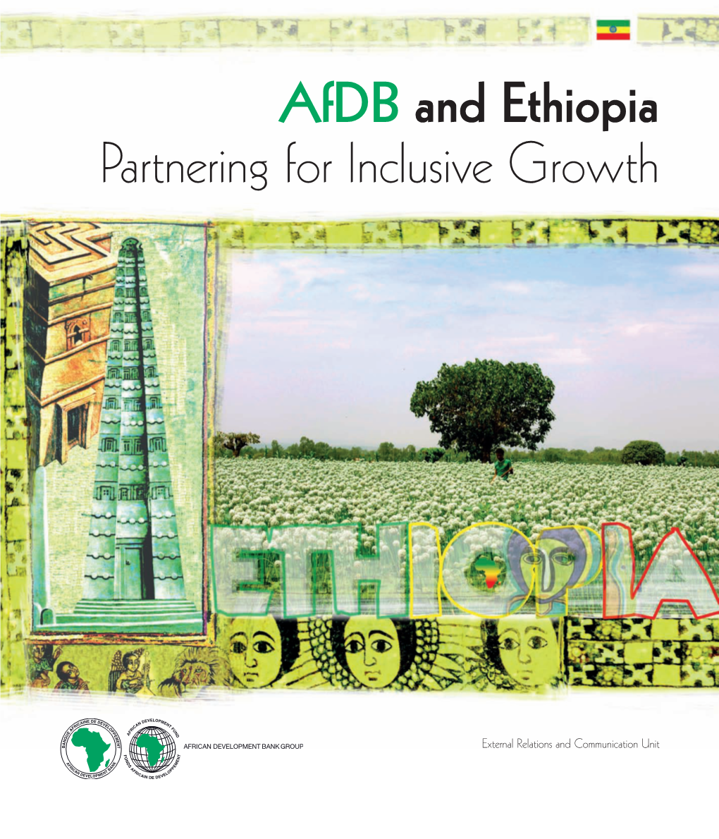 Afdb and Ethiopia Partnering for Inclusive Growth