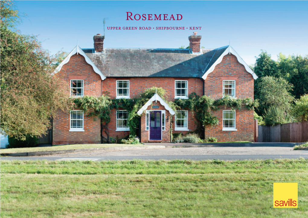 Rosemead UPPER GREEN ROAD • SHIPBOURNE • KENT