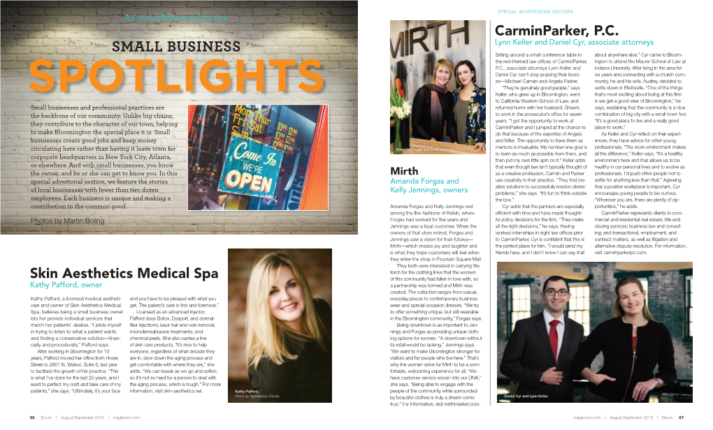 Small Business Spotlights