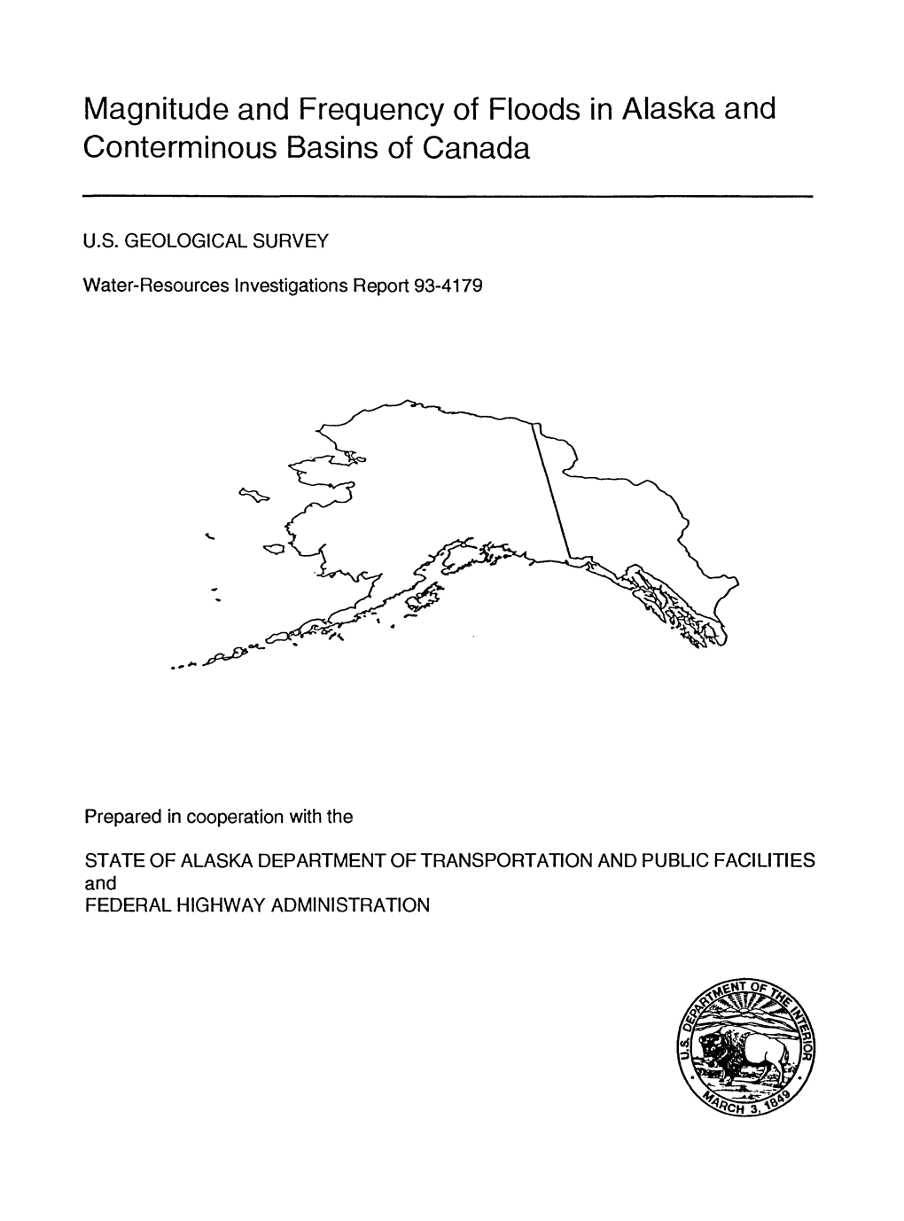 Magnitude and Frequency of Floods in Alaska and Conterminous Basins of Canada