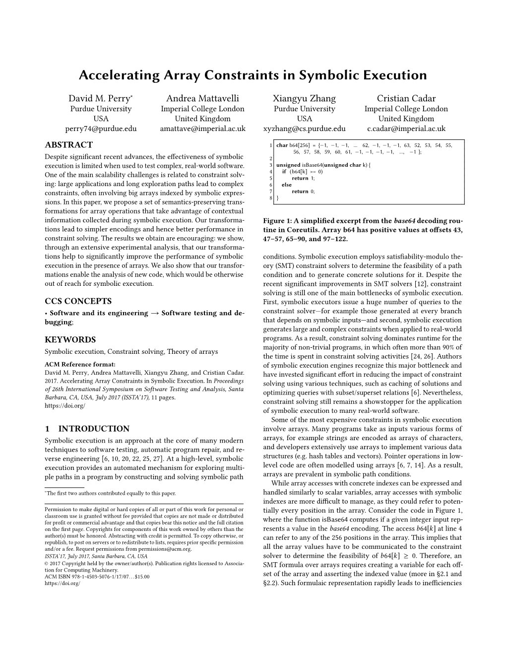 Accelerating Array Constraints in Symbolic Execution