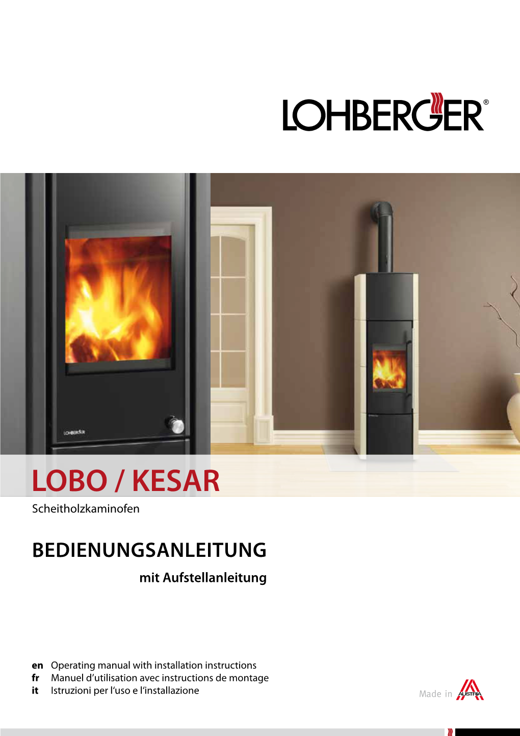 LOBO / KESAR Scheitholzkaminofen