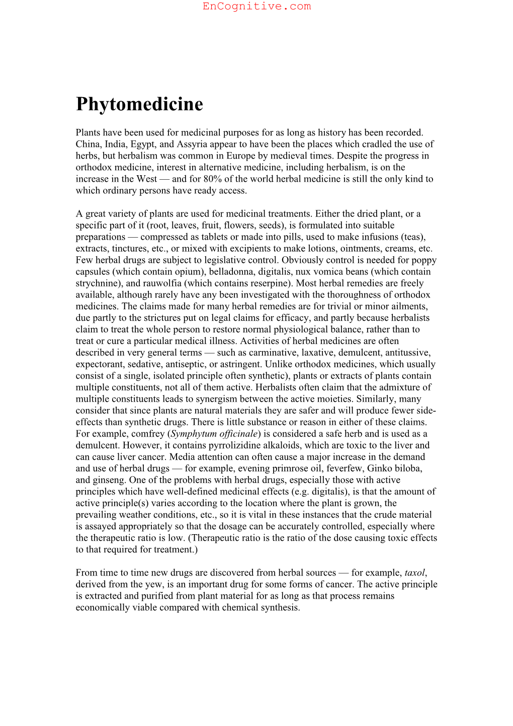 Closer Look at Phytomedicine.Pdf