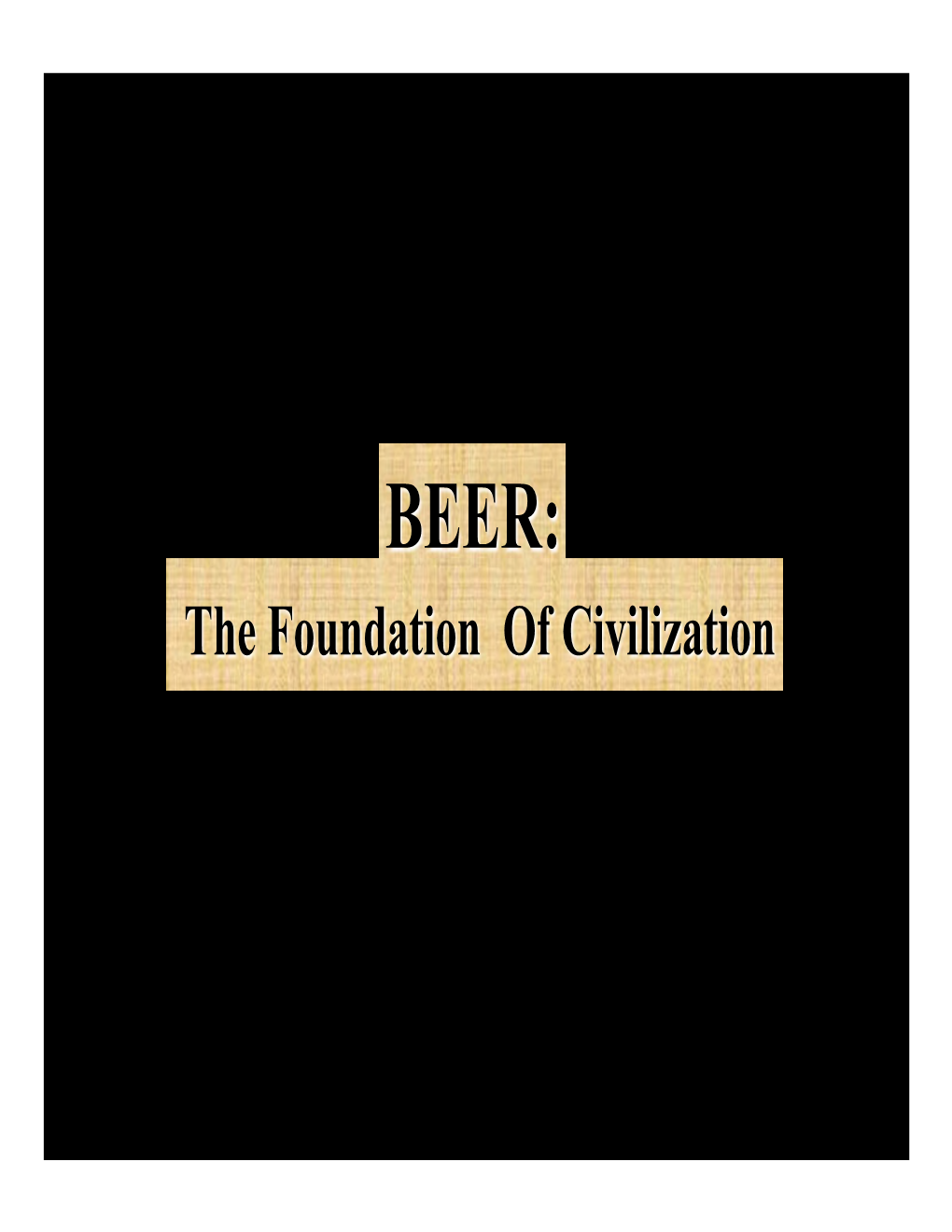 Beer Lecture 11