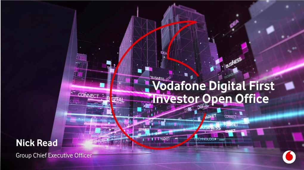 Vodafone Digital First Investor Open Office