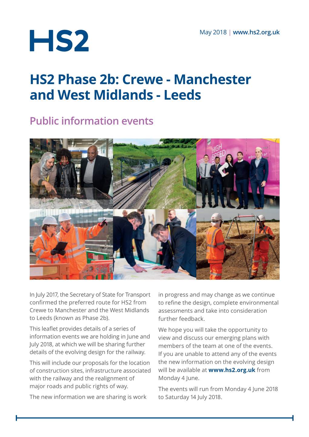 HS2 Public Information Events