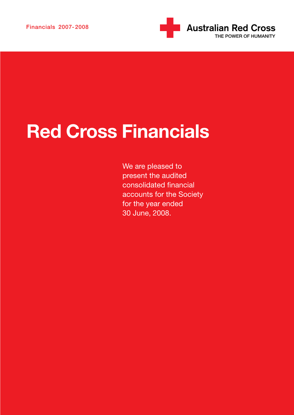Red Cross Financials