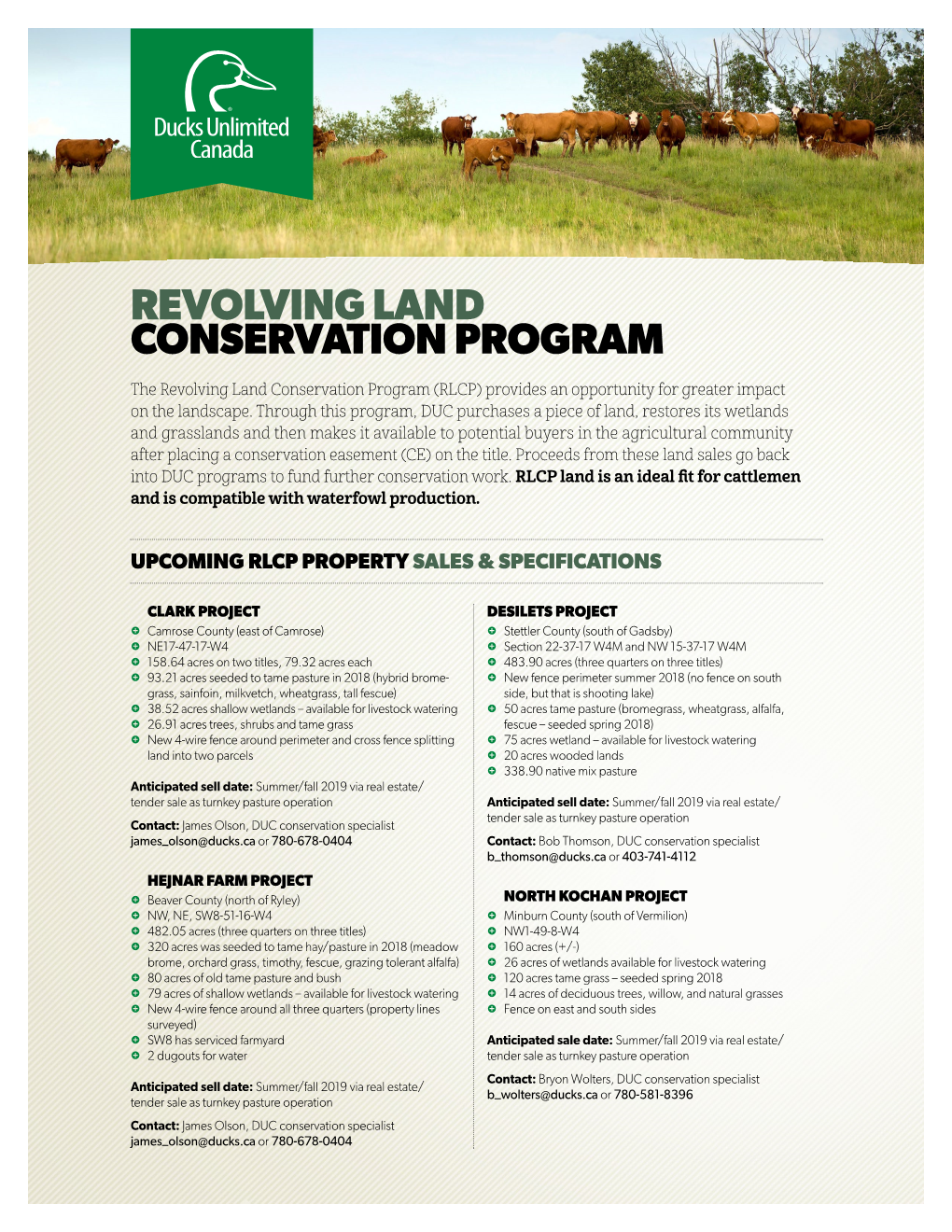 Revolving Land Conservation Program