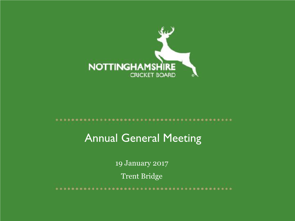 Annual General Meeting