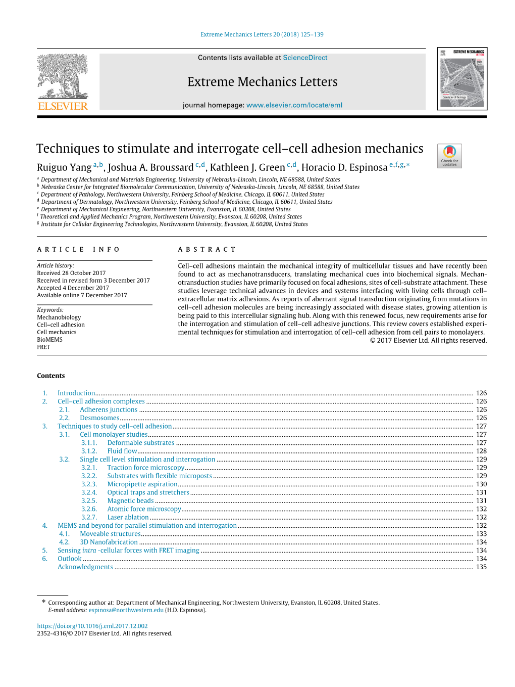 Techniques to Stimulate and Interrogate Cell-Cell Adhesion