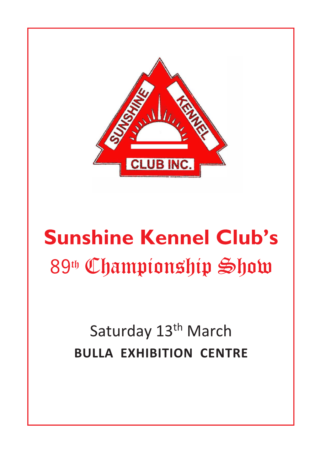 Sunshine Kennel Club's