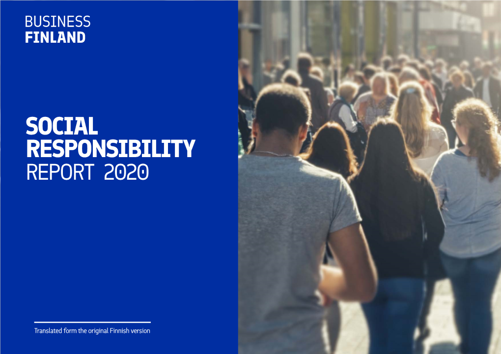 Social Responsibility Report 2020