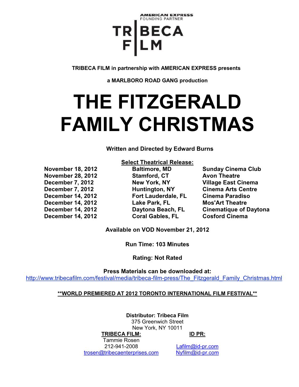 The Fitzgerald Family Christmas