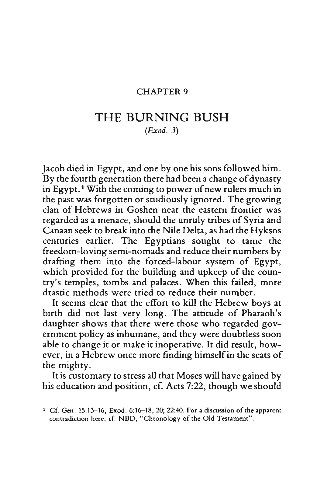 THE BURNING BUSH (Exod