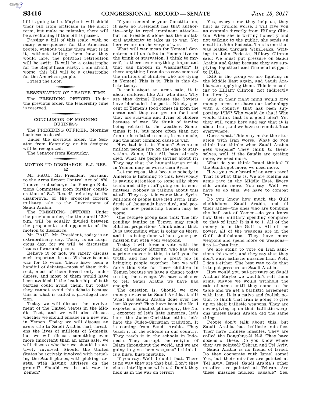 Congressional Record—Senate S3416