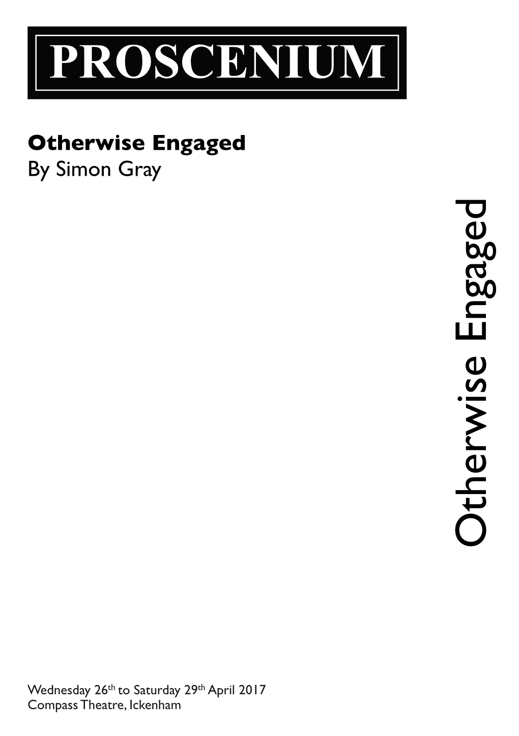 Otherwise Engaged Otherwise Engaged Simon Gray